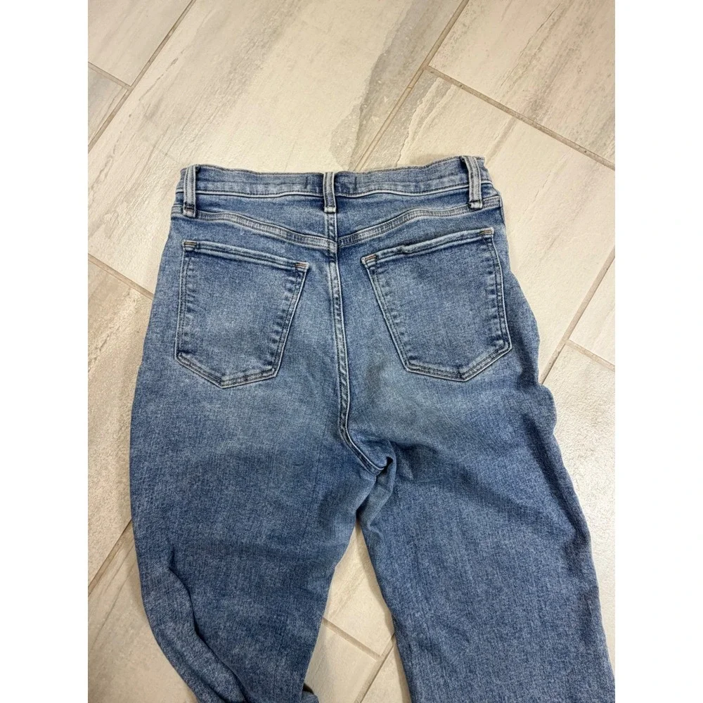 Abercrombie & Fitch The Flare Ultra High Rise Jeans Medium Wash Blue 29 8R